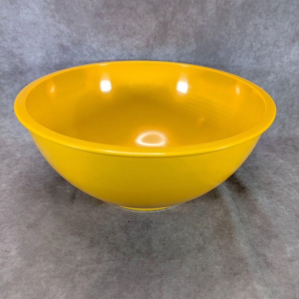Zak Designs Large Yellow Melamine Mixing Serving Salad Bowl 11.5" 02099 Spokane